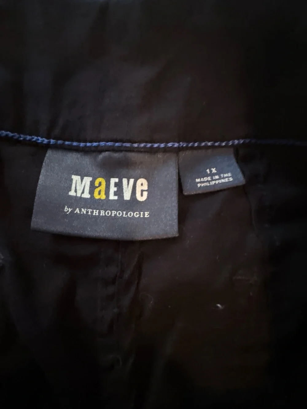 Anthropologie Maeve Black Maxi Skirt Size 1X – EUC